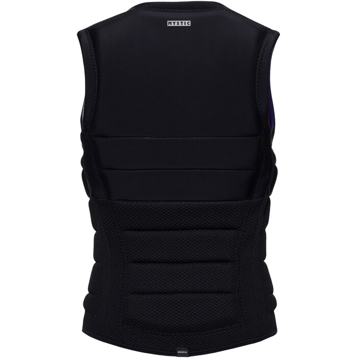 2024 Mystic Womens Zodiac Front Zip Reversible Wake Impact Vest 35005.240152 - Black / Purple